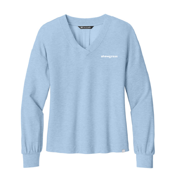 Women's TravisMathew Long Weekend V-Neck - SG