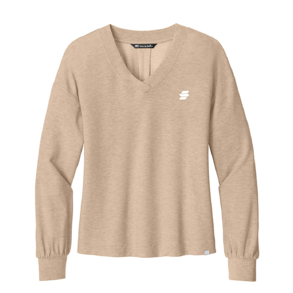 Women's TravisMathew Long Weekend V-Neck - SST